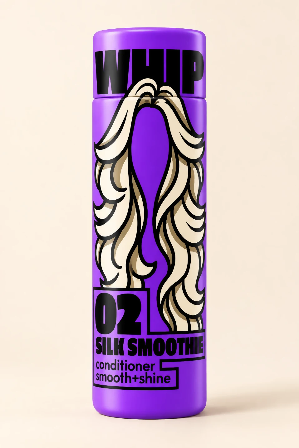 silk smoothie conditioner bottle in violet